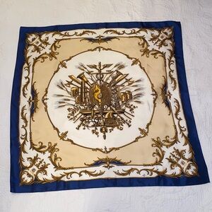 Elf Silk Square Scarf Made in France